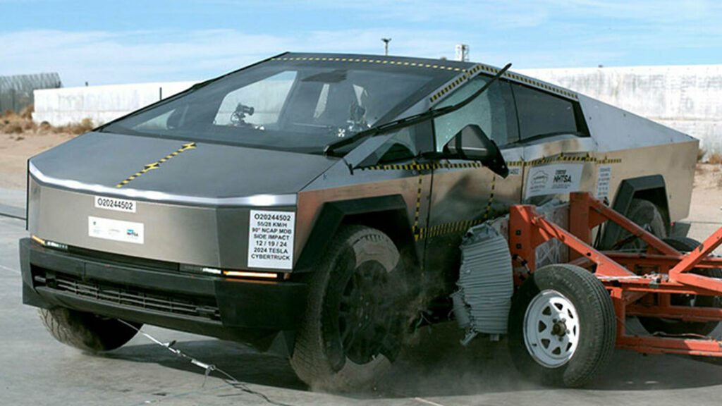 特斯拉CyberTruck以5星评级粉碎安全测试 特斯拉CyberTruck以5星评级粉碎安全测试