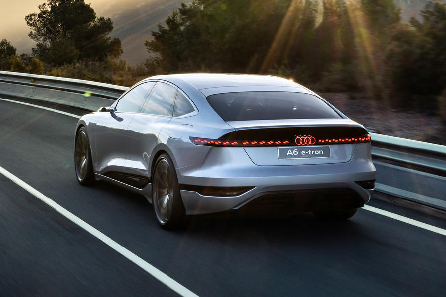 奥迪A6 E-tron概念版预告2023年电动轿车