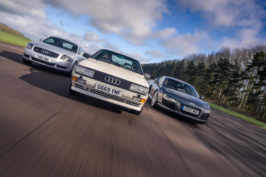 40年奥迪四驱历史，Quattro和RS 2遇见R8和RS6