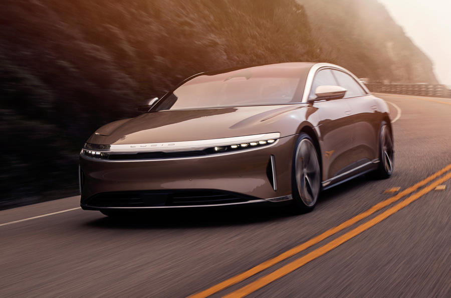 Lucid Air电动轿车英国首秀