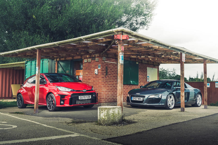 New vs used: Toyota GR Yaris vs Audi R8